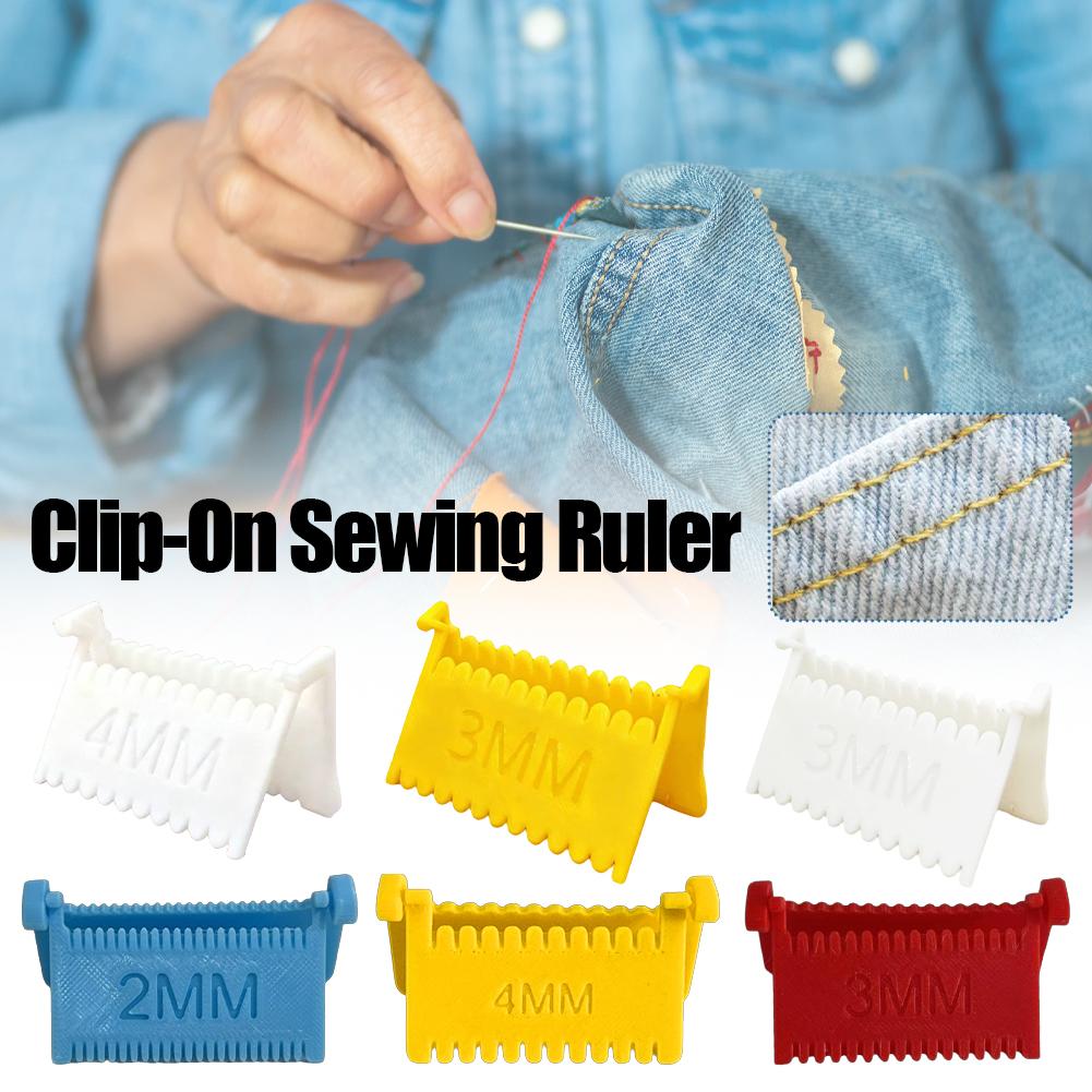 Leatherwork Thread - Clip-On Sewing Ruler 2/3/4MM Seam Allowance