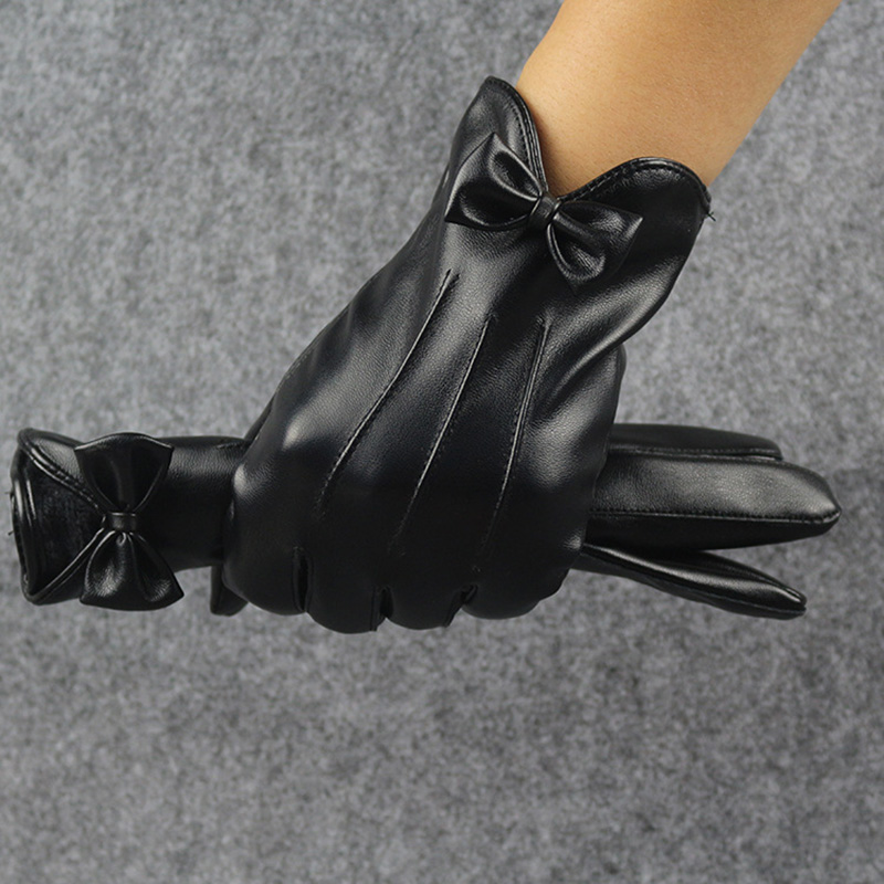 Leather Work Winter Gloves - High Quality Leather Female Fashion Winter