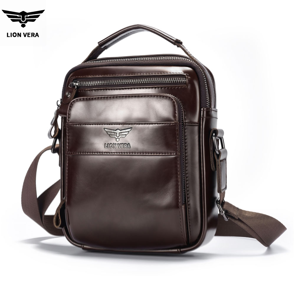 Leatherwork Thread - LION VERA Men's Genuine Leather Shoulder