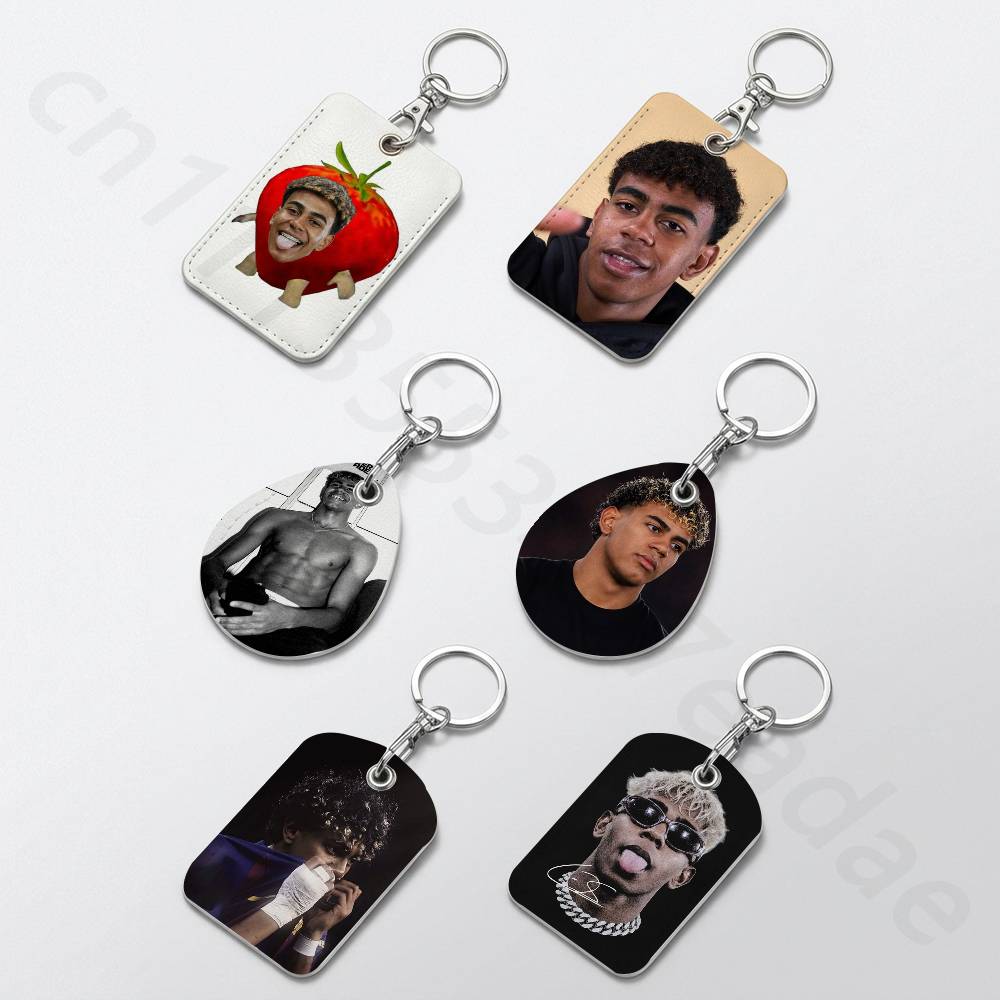 For Leather Work - L-Lamine Yamal Holder Keychain For Bank