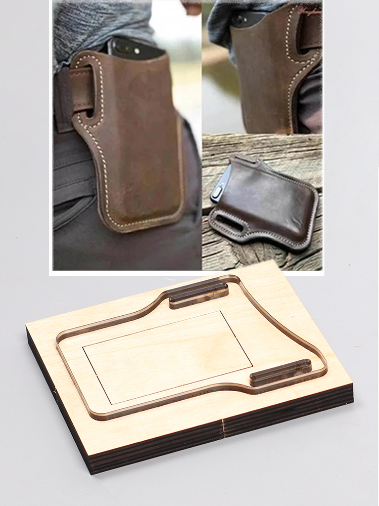 waist cell phone bag Leather C - Leatherwork Knives recension och pris