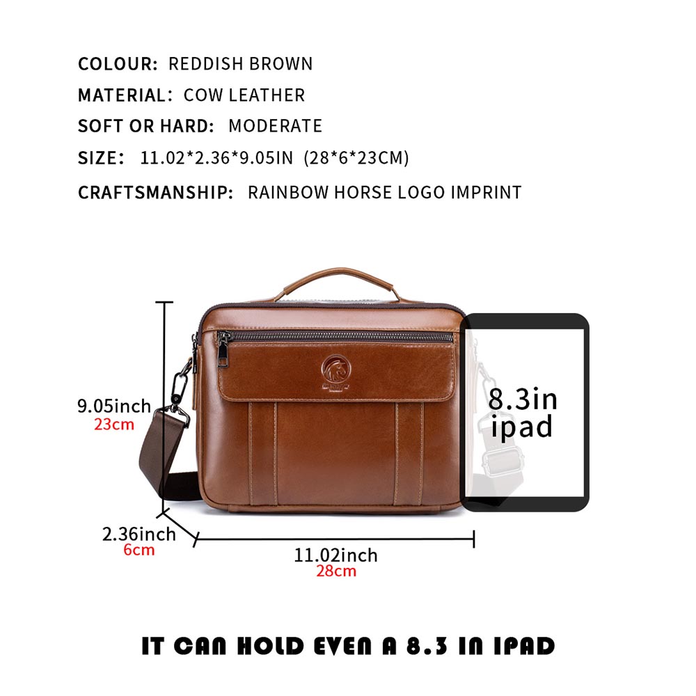New men's mini crossbody bag,  - Leatherwork Thread recension och pris