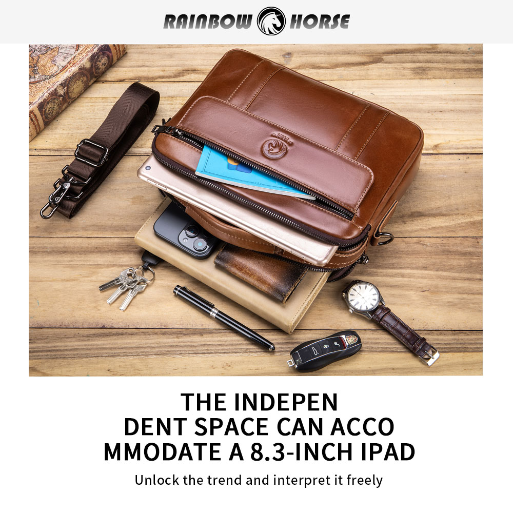 New men's mini crossbody bag,  - Leatherwork Thread recension och pris