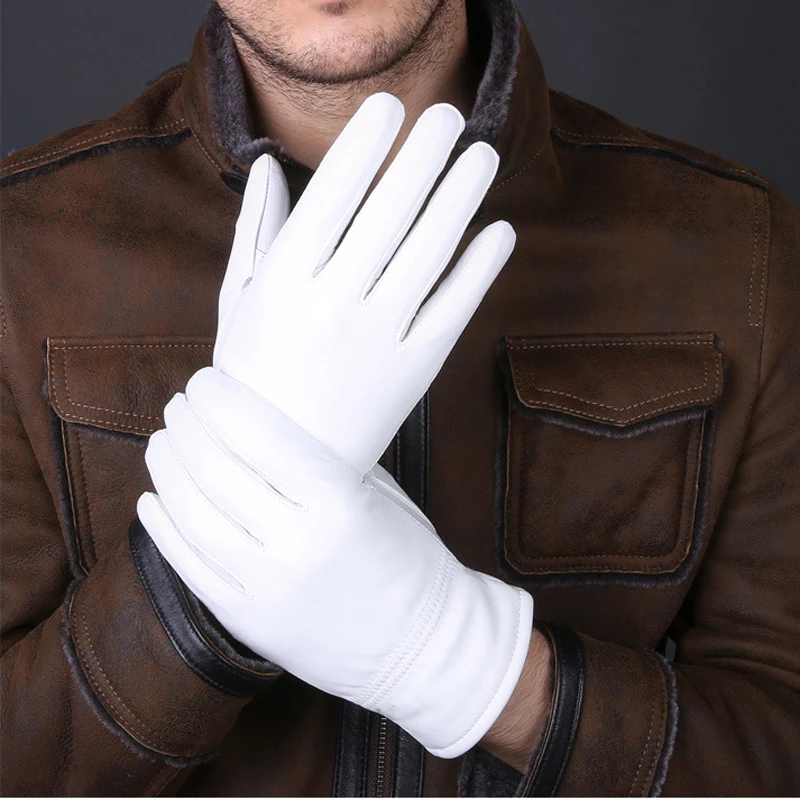 2025 Winter Genuine Leather Wh - Leather Work Winter Gloves recension och pris