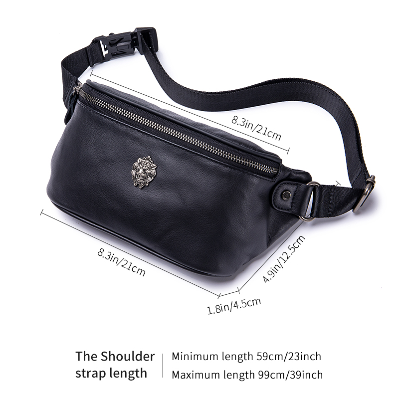 GenuineLeather Fanny Packs for - Leather Workout Belt recension och pris