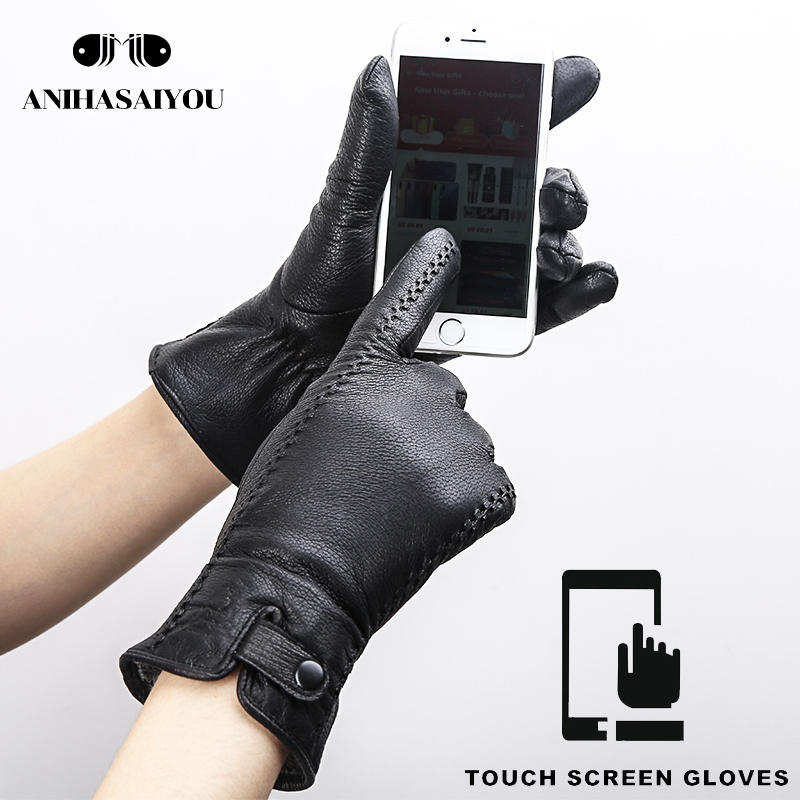 Fashion Buckskin Real Women's  - Leather Work Winter Gloves recension och pris