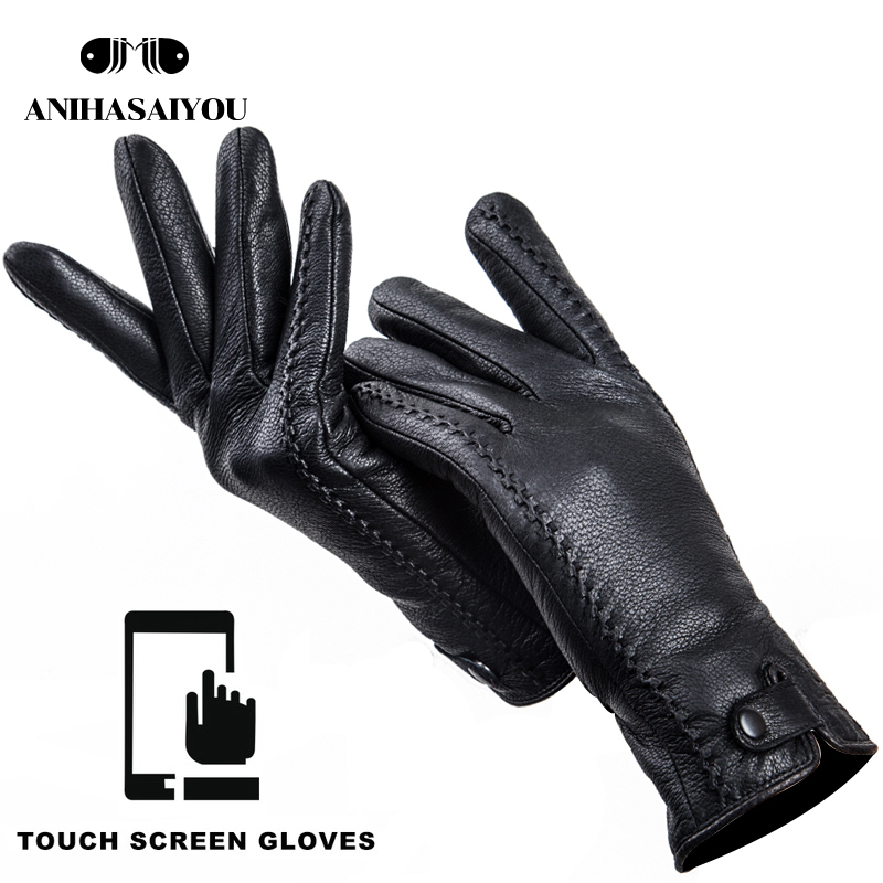 Fashion Buckskin Real Women's  - Leather Work Winter Gloves recension och pris