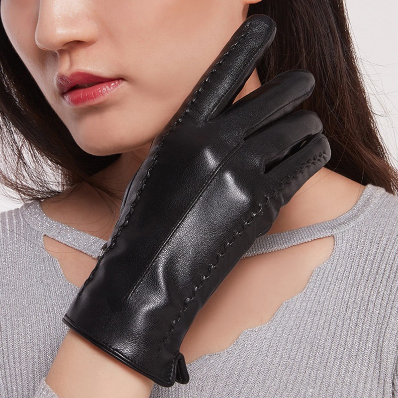 Women's Sheepskin Gloves Winte - Leather Work Winter Gloves recension och pris
