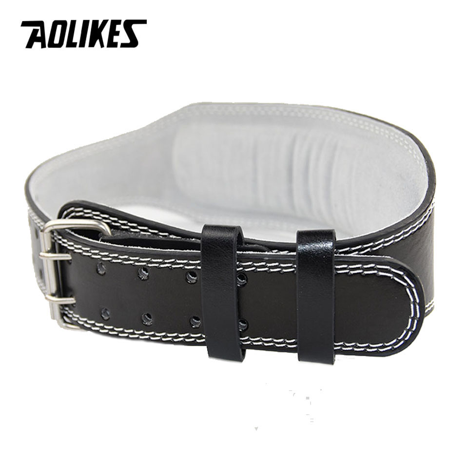 AOLIKES New Wide Weightlifting - Leather Workout Belt recension och pris