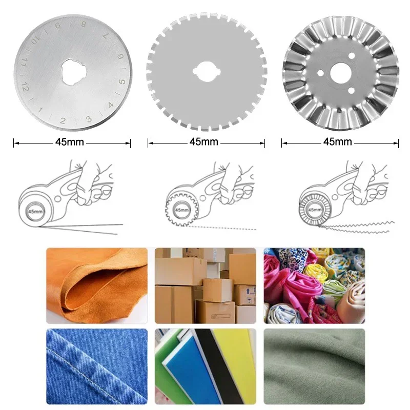 45MM Roller Wheel Knife Cloth  - Leatherwork Knives recension och pris