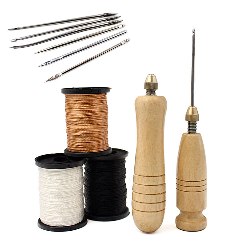 1Set DIY Leather Sewing Awl Ne - Leatherwork Thread recension och pris