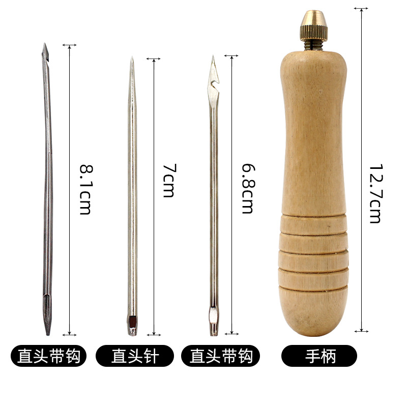 1Set DIY Leather Sewing Awl Ne - Leatherwork Thread recension och pris