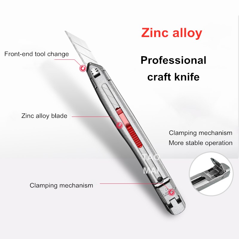 Zinc Alloy Utility Knife Leath - Leatherwork Knives recension och pris