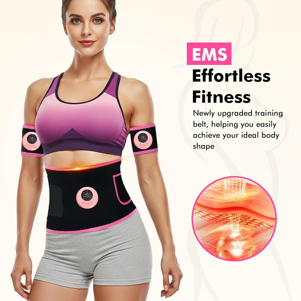 EMS Muscle Stimulator - Ab Tra - Leather Workout Belt recension och pris