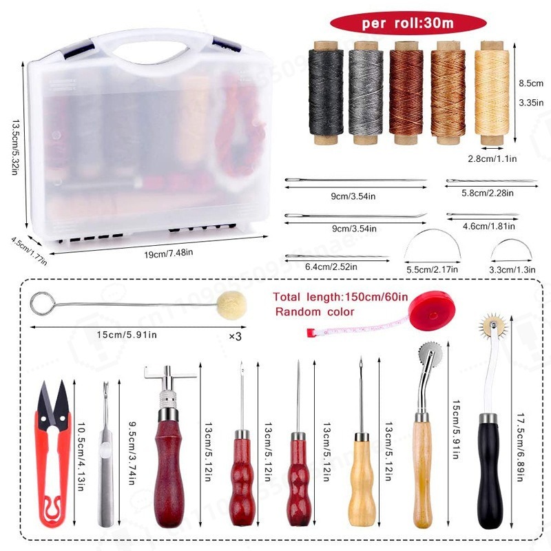 DIY Leather Craft Hand Sewing  - Leatherwork Thread recension och pris