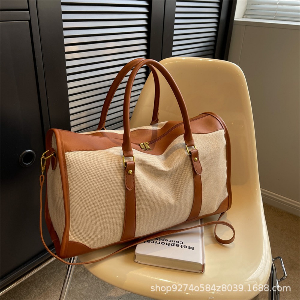 2026 Vintage Canvas & PU Leath - Leather Work Duffle recension och pris