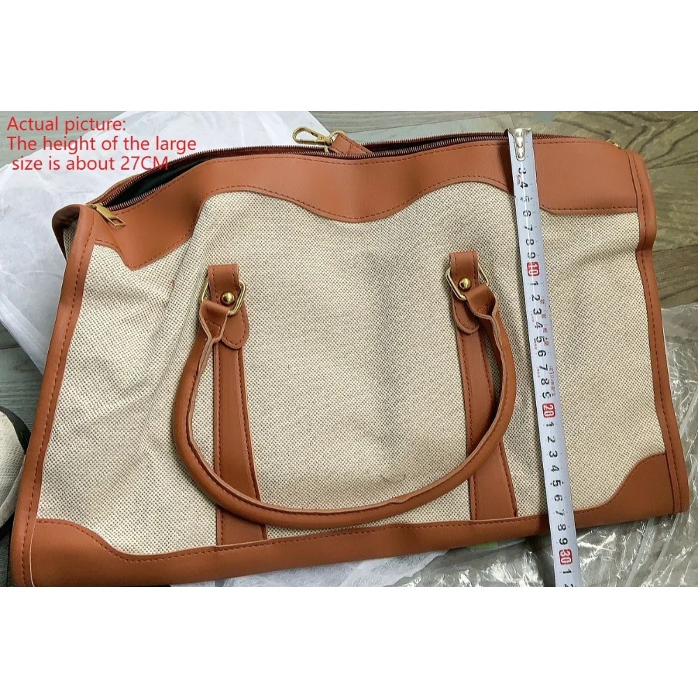 2026 Vintage Canvas & PU Leath - Leather Work Duffle recension och pris