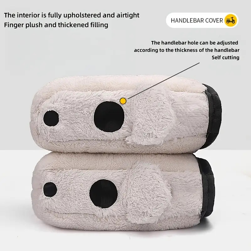 Motorcycle Handlebar Muffs Win - Leather Work Winter Gloves recension och pris