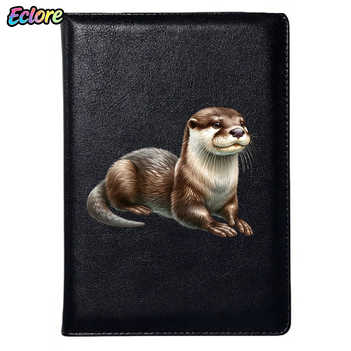 Lifelike Otter Animal PU Leath - Leather Work Diary Covers recension och pris