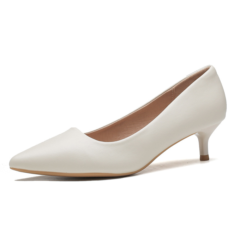 High-heeled women's slim heel  - Leatherwork In French recension och pris
