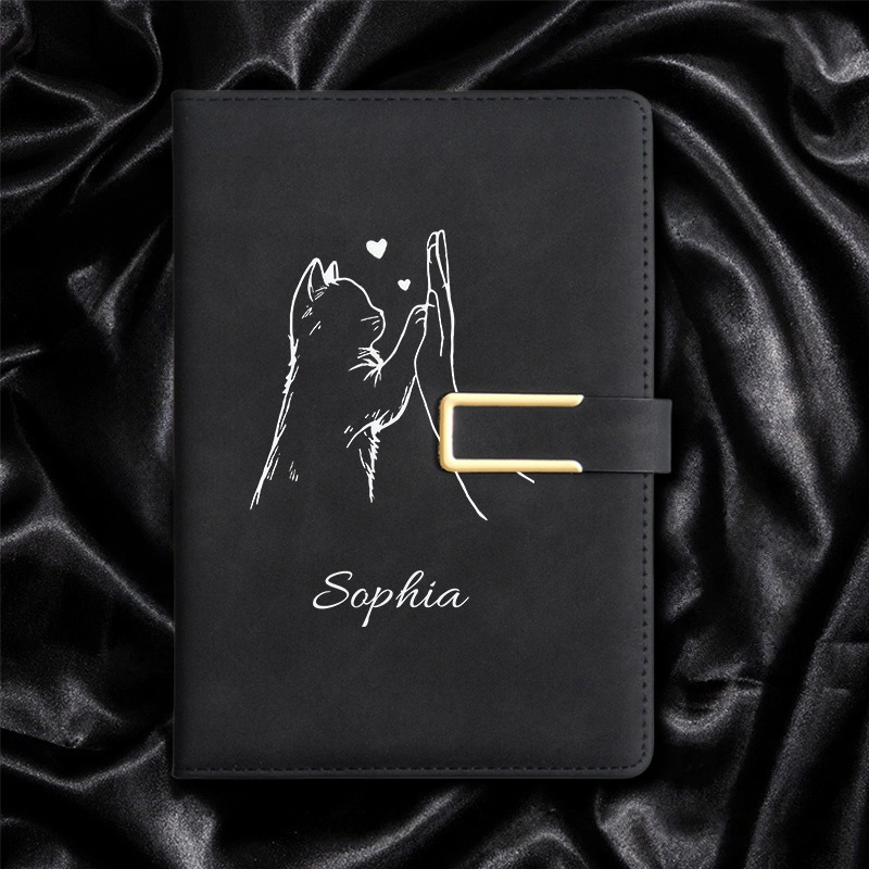 Custom Faux Leather Notebook w - Leather Work Diary Covers recension och pris