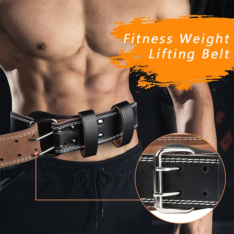Weightlifting Belt Gym Belt fo - Leather Workout Belt recension och pris