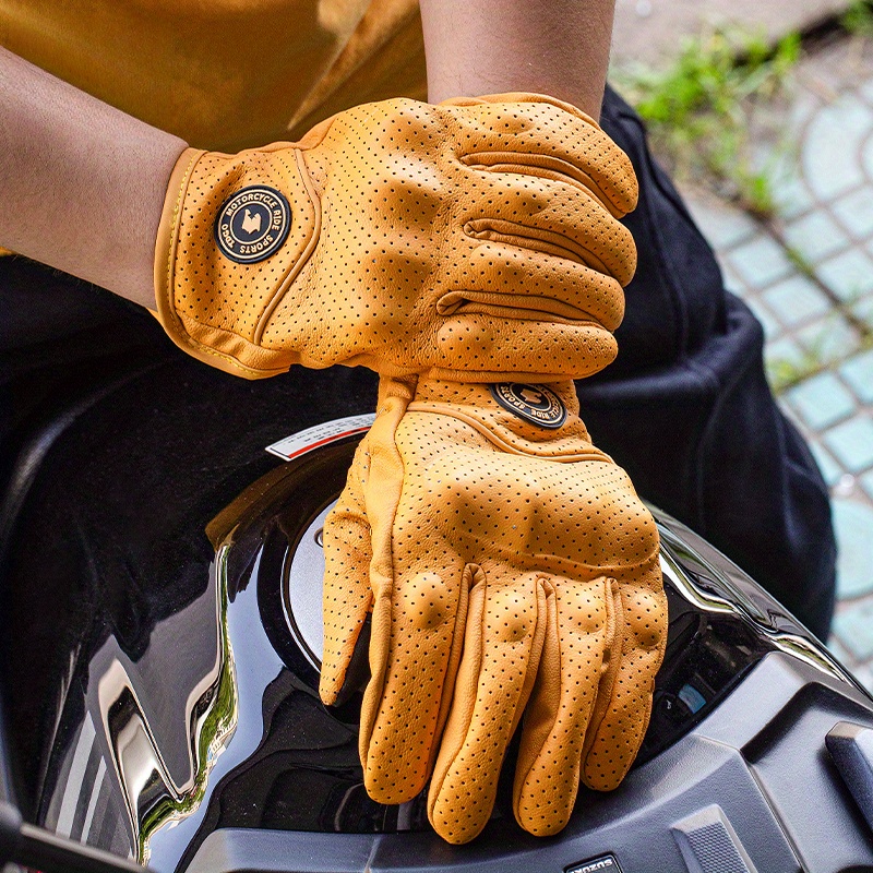 Motorcycle Gloves Windproof an - Leather Work Winter Gloves recension och pris