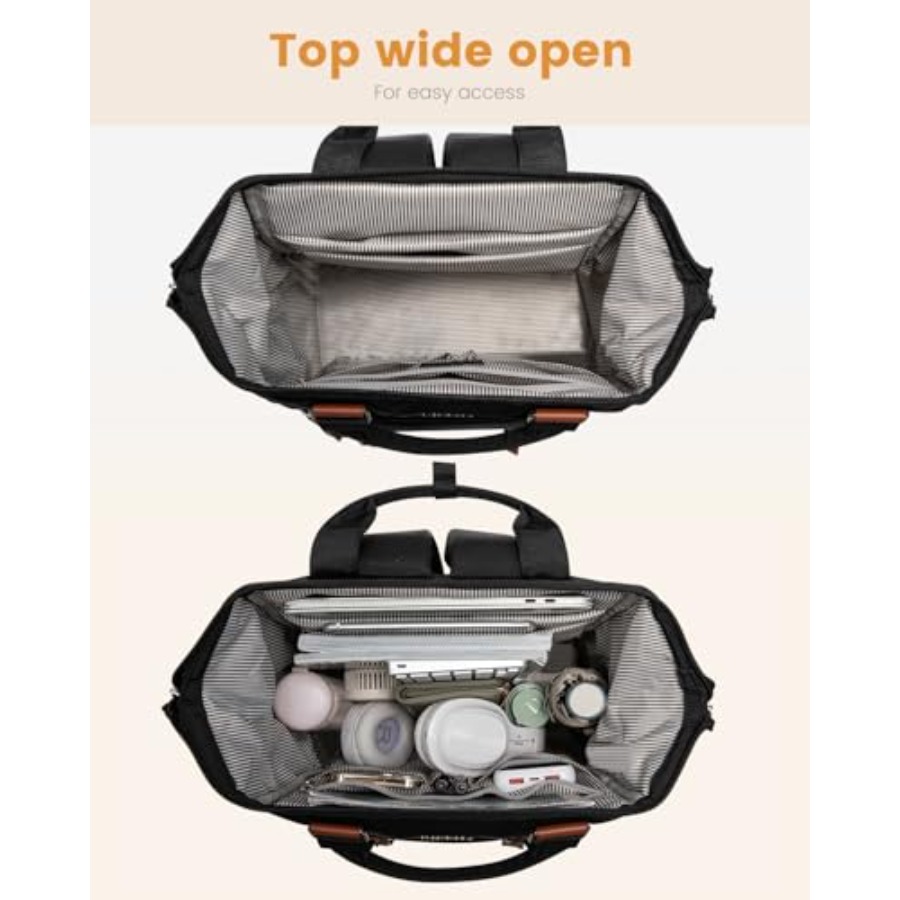 Laptop Backpack for Women, Tea - For Leather Work recension och pris