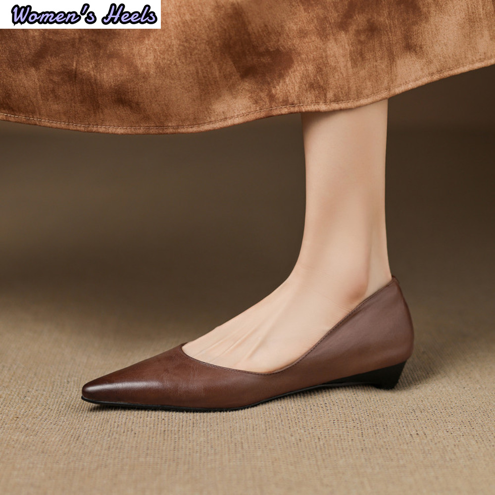 French Elegant Low Heel Pointe - Leatherwork In French recension och pris