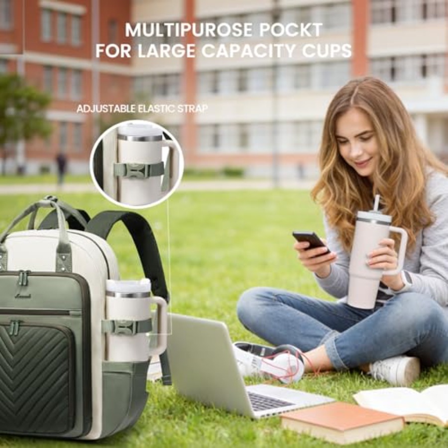 Laptop Backpack for Women, Wat - For Leather Work recension och pris