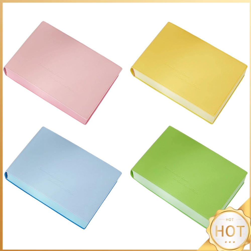 Thickened Color Brick Notebook - Leather Work Diary Covers recension och pris
